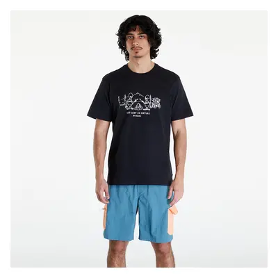 Tričko Columbia Explorers Canyon™ Short Sleeve Tee Black/ Welcome