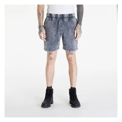 Šortky GUESS Go Acid Fleece UNISEX Short Washed Out Black Mul