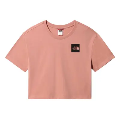 Top The North Face W Cropped Fine Tee Pink