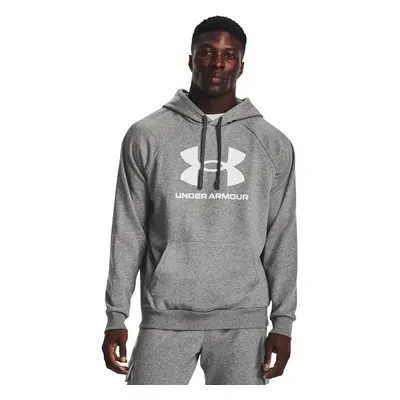 Mikina Under Armour Rival Fleece Logo Hd Castlerock Light Heather