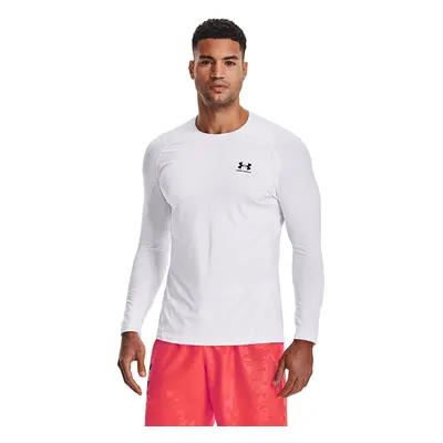 Tričko Under Armour Hg Armour Fitted Ls White