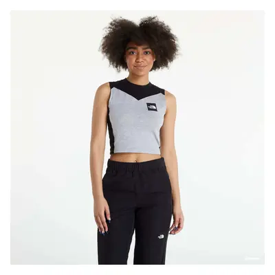 Tílko The North Face Cropped Fitted Tank Top Tnf Light Grey Heather