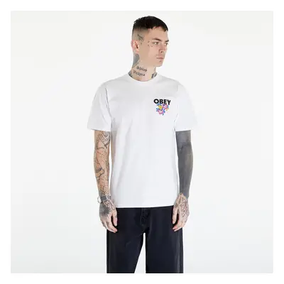 Tričko OBEY Floral Garden T-Shirt White