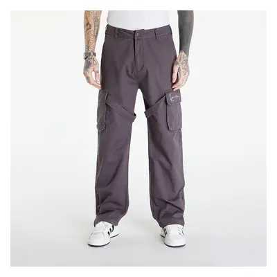 Kalhoty Karl Kani Small Signature Washed Cargo Pants Anthracite