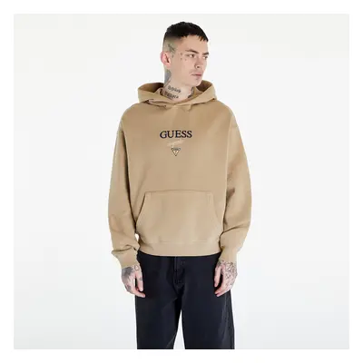 Mikina GUESS Go Baker Logo UNISEX Hoodie Tavertine Sand Multi