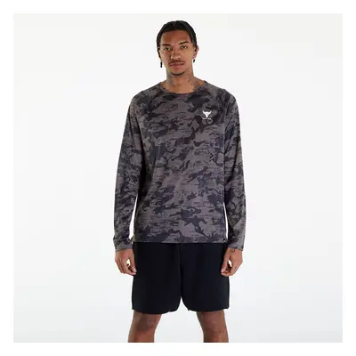 Tričko Under Armour Project Rock IsoChill Long Sleeve T-Shirt Fresh Clay/ White