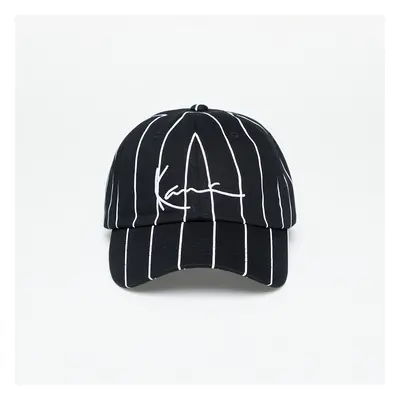 Kšiltovka Karl Kani Signature Pinstripe Cap Black/ White