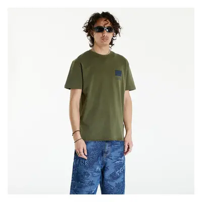 Tričko Tommy Jeans Regular Essential Flag Tee Drab Olive Green