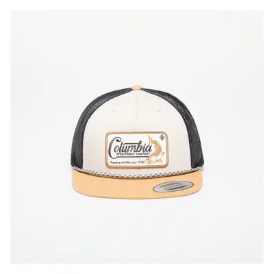 Kšiltovka Columbia™ Flat Brim Snapback Cap Dark Stone/ Light Camel/ Shark