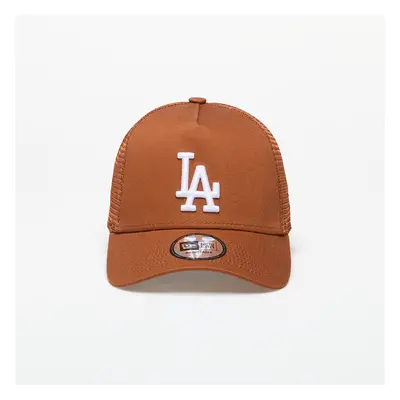 Kšiltovka New Era Los Angeles Dodgers League Essential Trucker Cap Brown/ White