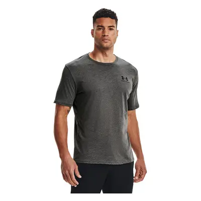 Tričko Under Armour Sportstyle Lc Ss Charcoal Medium Heather