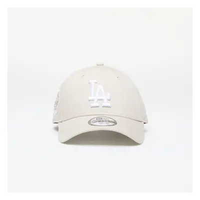 Kšiltovka New Era Los Angeles Dodgers MLB Side Patch 9FORTY Adjustable Cap Stone/ White