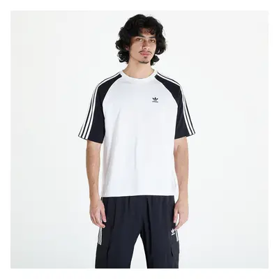 Tričko adidas Blocked Tee Os White/ Black