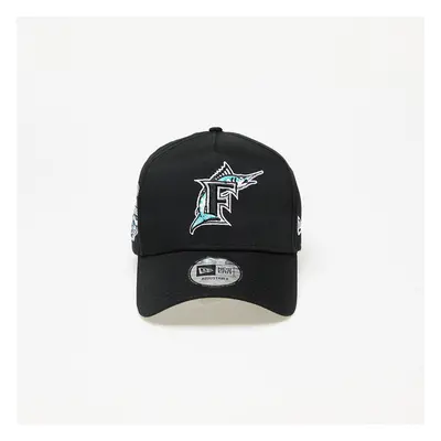 Kšiltovka New Era Miami Marlins World Series Patch 9FORTY E-Frame Adjustable Cap Black/ Kelly Gr