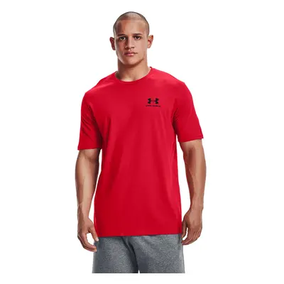 Tričko Under Armour Sportstyle Lc Ss Red