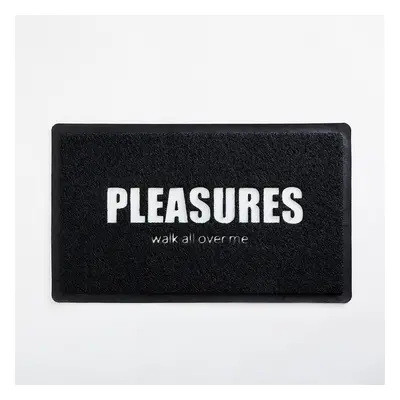 PLEASURES Over Me Rubber Door Mat Black