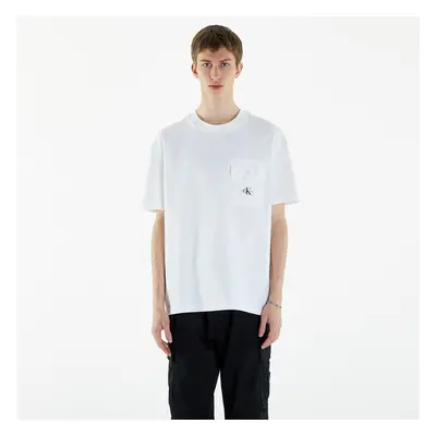 Tričko Calvin Klein Jeans Texture Pocket Short Sleeve T-Shirt Bright White