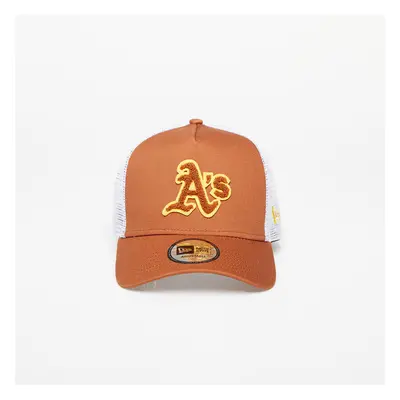 Kšiltovka New Era Oakland Athletics Boucle Trucker Cap Brown