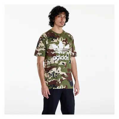 Tričko adidas Camo Trefoil Tee Wild Pine