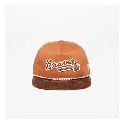 Kšiltovka New Era Atlanta Braves Cord Golfer Snapback Cap Brown