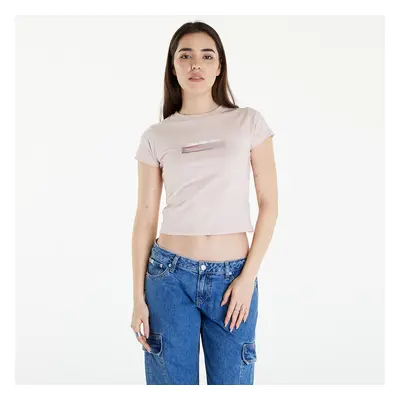 Tričko Calvin Klein Jeans Diffused Box Fitted Short Sleeve Tee Sepia Rose