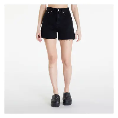 Šortky Calvin Klein Jeans Mom Shorts Denim Black