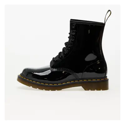 Tenisky Dr. Martens Patent Leather Lace Up Boots Black EUR