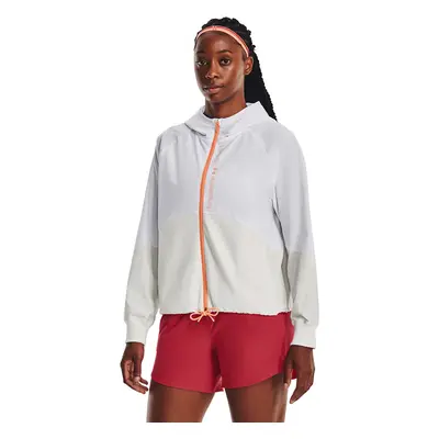 Bunda Under Armour Woven Fz Jacket White