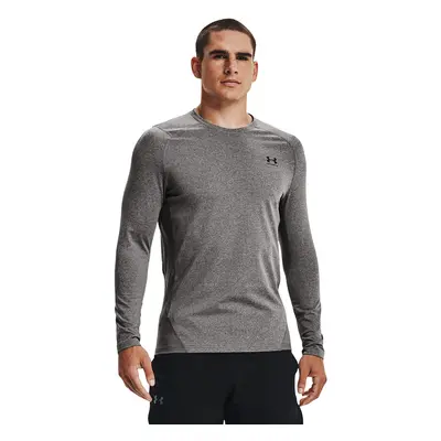 Tričko Under Armour Cg Armour Fitted Crew Charcoal Light Heather