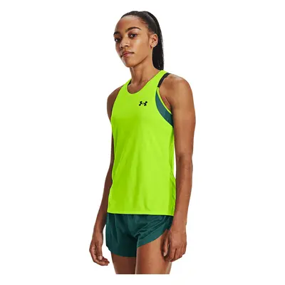 Tílko Under Armour Rush Cicada Singlet Green