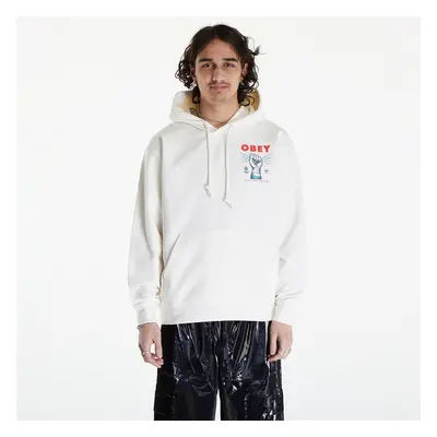 Mikina OBEY New Clear Power Hoodie Unbleached