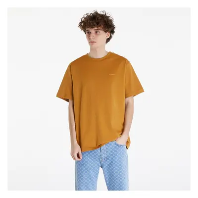 Tričko Queens Men's Essential T-Shirt With Tonal Print Mustard