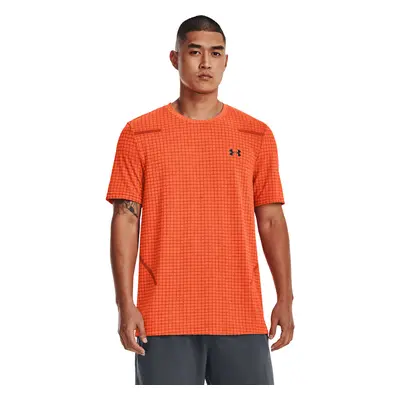 Tričko Under Armour Seamless Grid Ss Orange