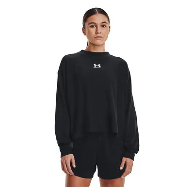 Mikina Under Armour Rival Terry Oversized Crw Black