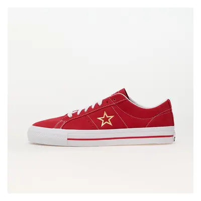 Tenisky Converse One Star Pro Suede Varsity Red/ White/ Gold EUR