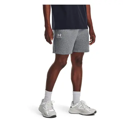 Šortky Under Armour Essential Fleece Shorts Pitch Gray Medium Heather