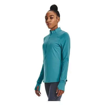 Tričko Under Armour Qualifier Run 2.0 1/2 Zip Blue