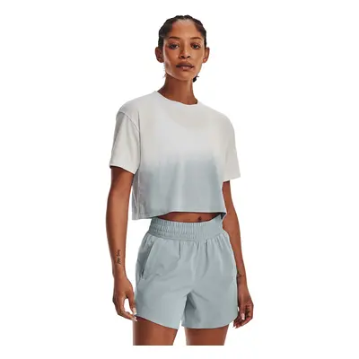 Tričko Under Armour Dip Dye Crop Ss Gray