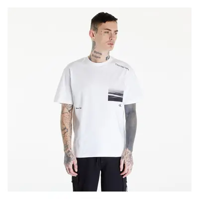 Tričko Calvin Klein Jeans Serenity Back Graphic White