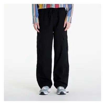 Kalhoty GUESS Go Elastic Cargo Pant Jet Black Multi