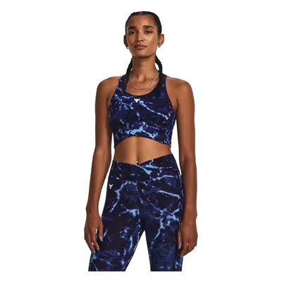 Podprsenka Under Armour Project Rck Lg Crssover Top Pt Midnight Navy