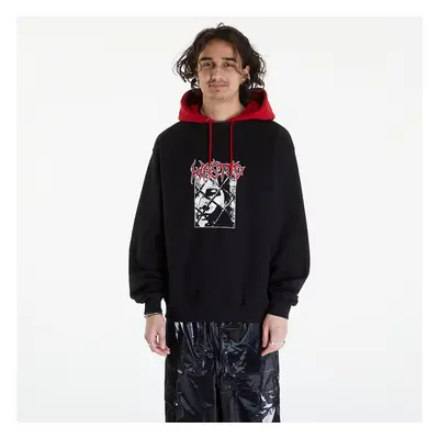 Mikina Wasted Paris Hoodie Telly Wire Black/ Fire Red