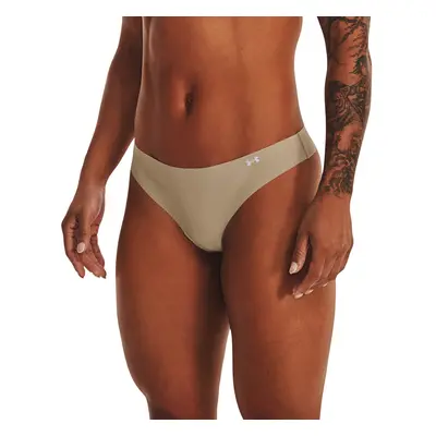 Kalhotky Under Armour Ps Thong 3-Pack Beige