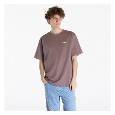 Tričko Queens Men's Essential T-Shirt With Contrast Print Mauve