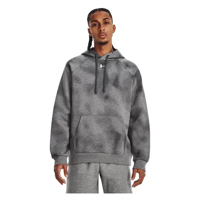 Mikina Under Armour Rival Fleece Printed Hd Castlerock Light Heather