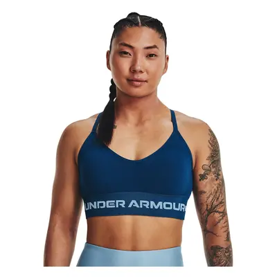 Podprsenka Under Armour Seamless Low Long Bra Varsity Blue