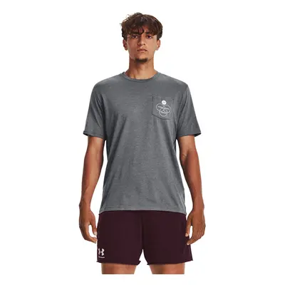 Tričko Under Armour Lc Ccc Ss Pitch Gray Medium Heather