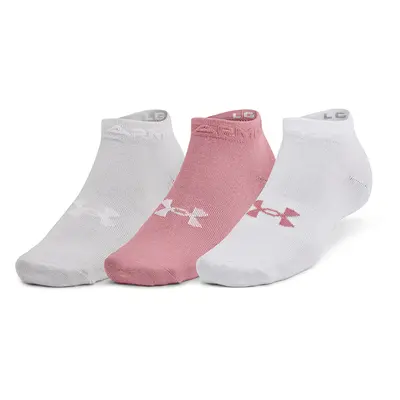 Ponožky Under Armour Essential Low Cut 3-Pack Pink Elixir