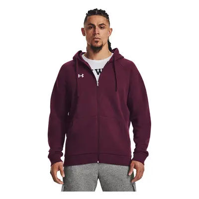 Mikina Under Armour Rival Fleece Fz Hoodie Dark Maroon