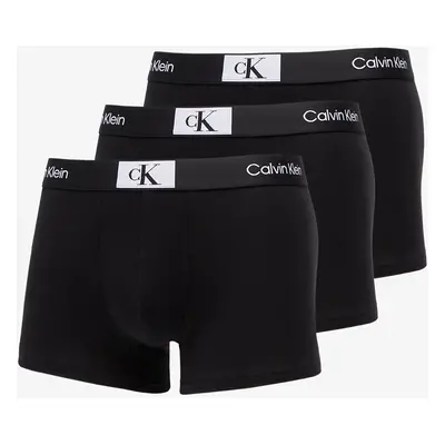 Boxerky Calvin Klein ´96 Cotton Stretch Trunks 3-Pack Black/ Black/ Black